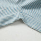 Stripe Mid Rise Drawstring Waist Jeans