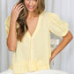 Aubrey Gingham Blouse