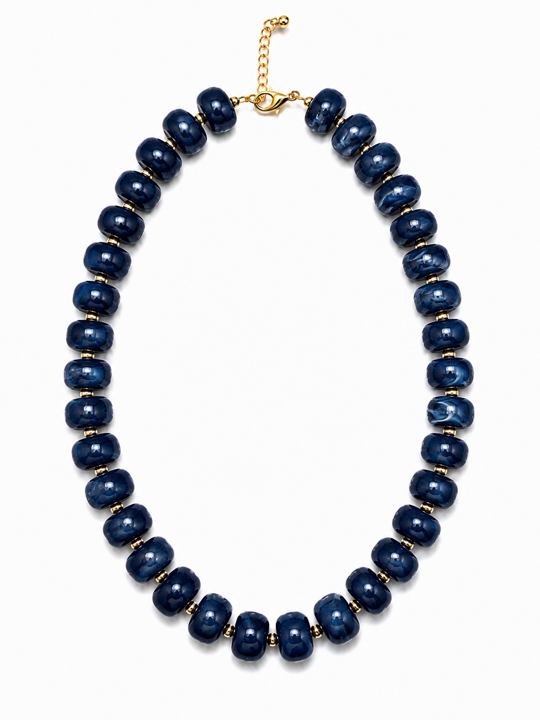 Luxe Marbled Beaded Candy Necklace