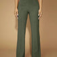 High Waist Straight Leg Pants Women's Work Trousers