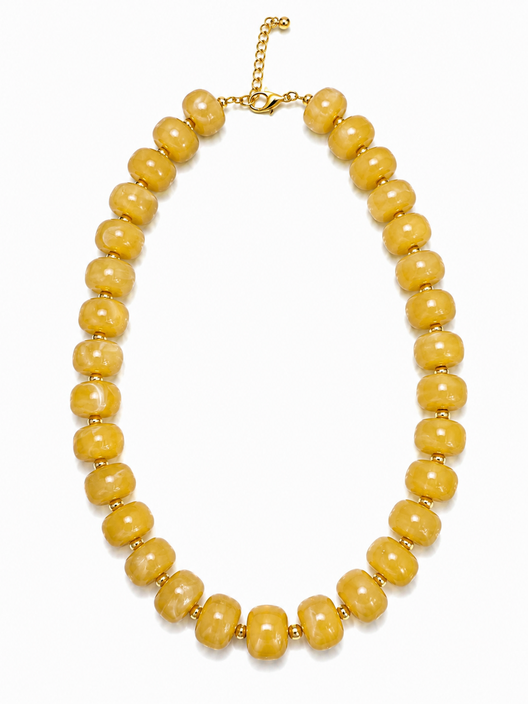 Luxe Marbled Beaded Candy Necklace