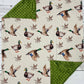 Baby Olive Minky Duck Blanket