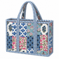 Pastel Blue Patchwork Quilted Bag Print