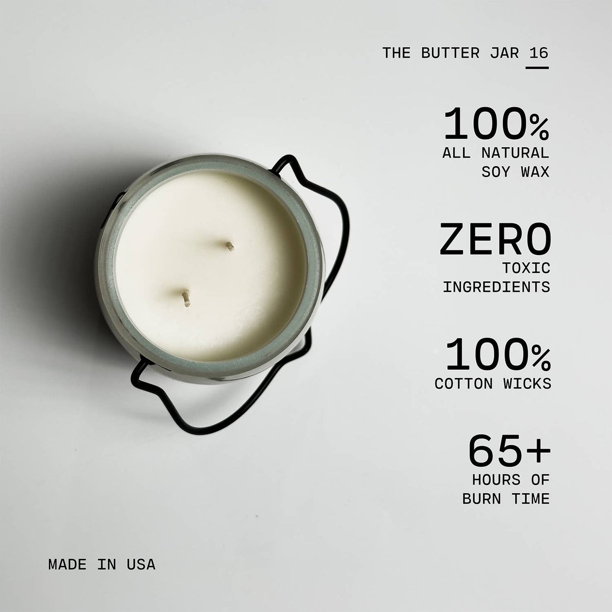 16 oz Butter Jar Candle: Caramel Cold Brew