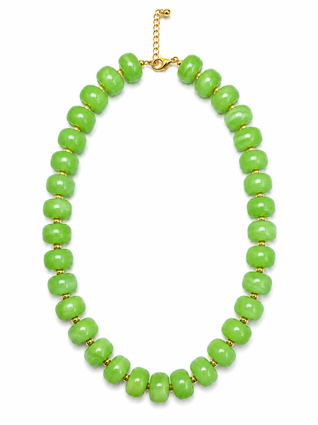 Luxe Marbled Beaded Candy Necklace