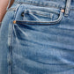HW Tummy Control Contrast Wash Straight - PLUS