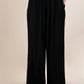Leopard Print Wide Leg Pleated Pants
