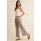 GINGHAM LACE RUFFLED PULL ON PANTS