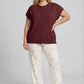 PLUS RAW EDGE SLEEVELESS LIGHTWEIGHT CARDIGAN