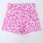 66 Leopard/Checkered High Waisted Athletic Shorts (S-XL): Blue Leopard / Missy / XL