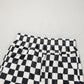 Checkered Print High Waist Casual Shorts