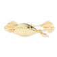 Gold Football Bangle Bracelet