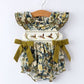 Duck Smocking Embroidery Baby Girls Camouflage Romper