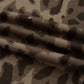 Brown Leopard Print Patchwork Pullover Drawstring Loose Pant Set