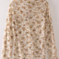 High Neck Fitted Sheer Mesh Lace Knit Top