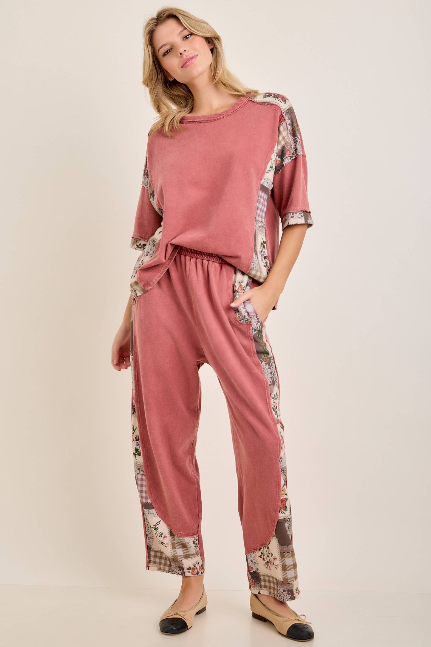 Gina Patch Barrel Pants