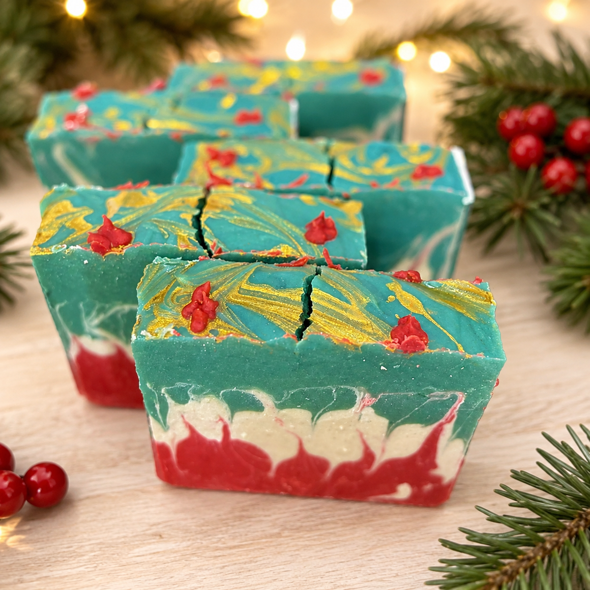 Holly Berry Goat Milk Soap