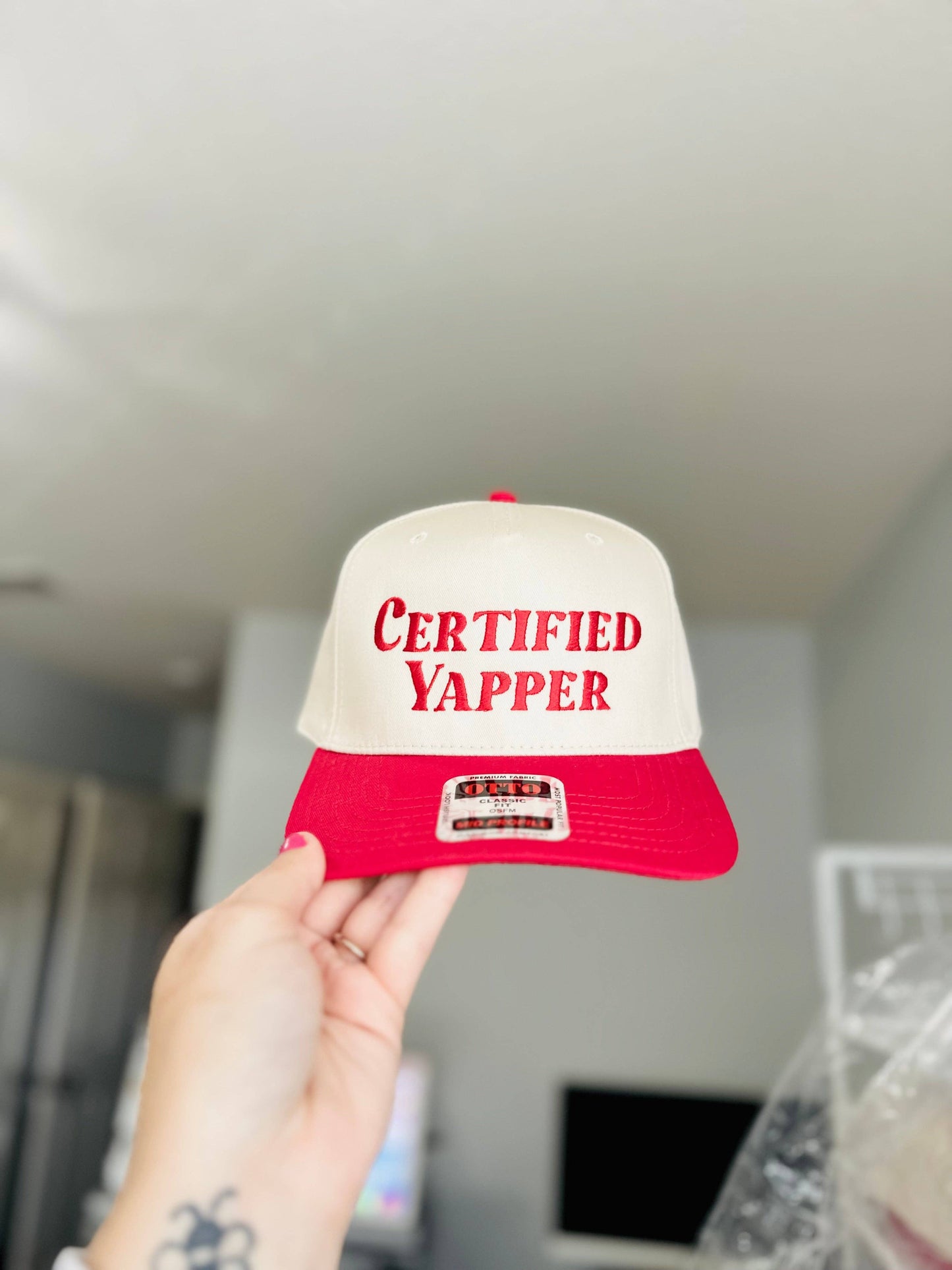 Certified Yapper Embroidered Hat