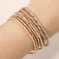 7PCS - Beaded Stretch Stackable Multi Layered Bracelets