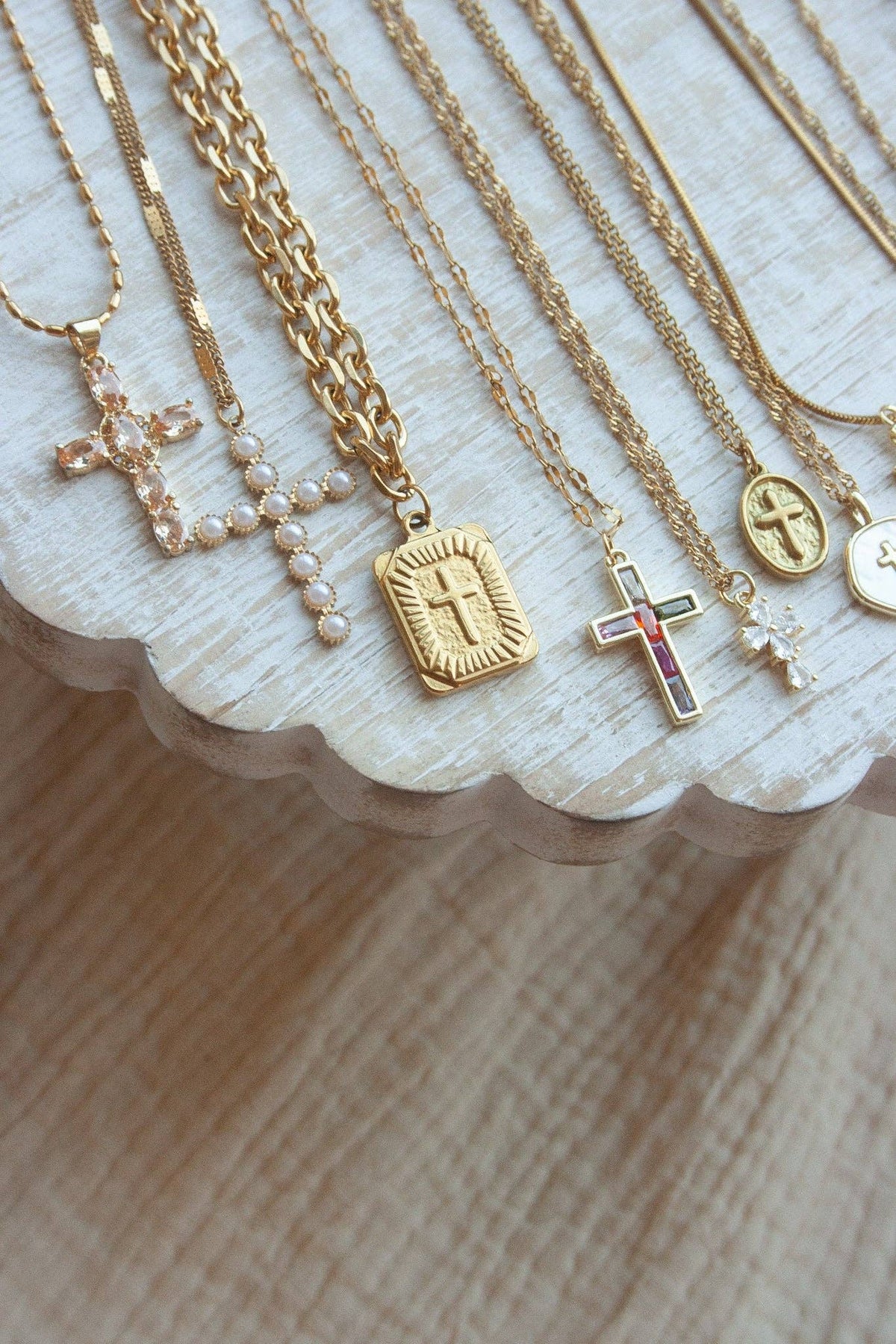 Hope Cross Necklace Romans 15:13