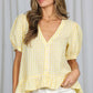 Aubrey Gingham Blouse