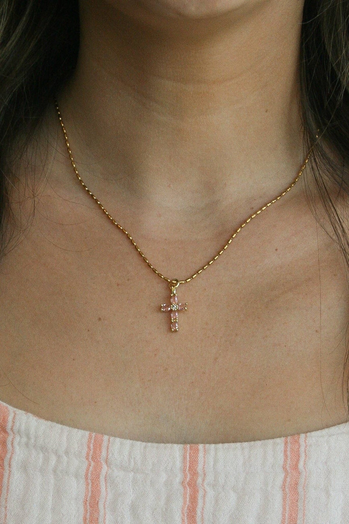 The Light Cross Necklace John 8:12