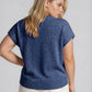 PLUS RAW EDGE SLEEVELESS LIGHTWEIGHT CARDIGAN
