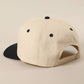 BASEBALL Upside Down Lettering Embroidery Cap
