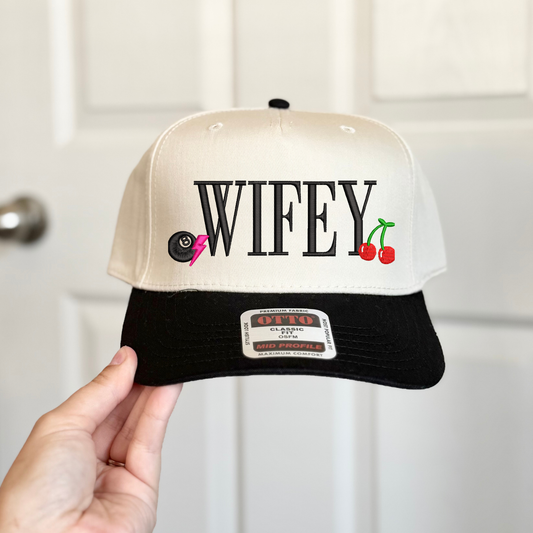 Edgy Icons WIFEY Embroidered Hat