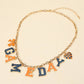 GAME DAY Letter Charm Station Necklace