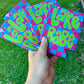 Lake babe summer checkered print koozies
