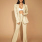 High Waist Straight Leg Pants Women's Work Trousers