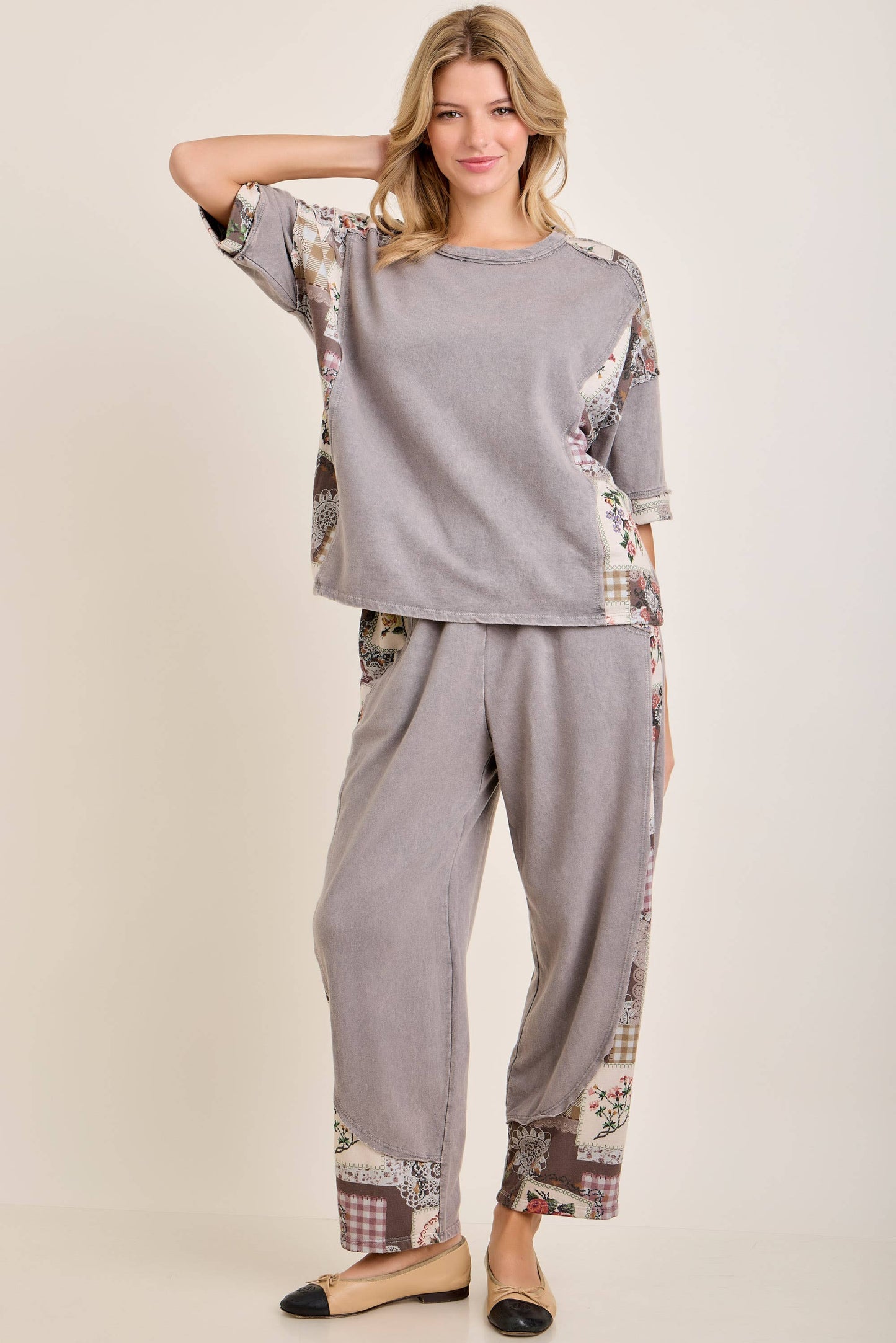 Gina Patch Barrel Pants