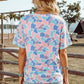 Western Summer Camouflage Print Preppy Fashion Tunic Tee