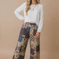 Patchwork Floral French Terry Pants
