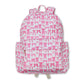 Pink bow children girls back to school backpack