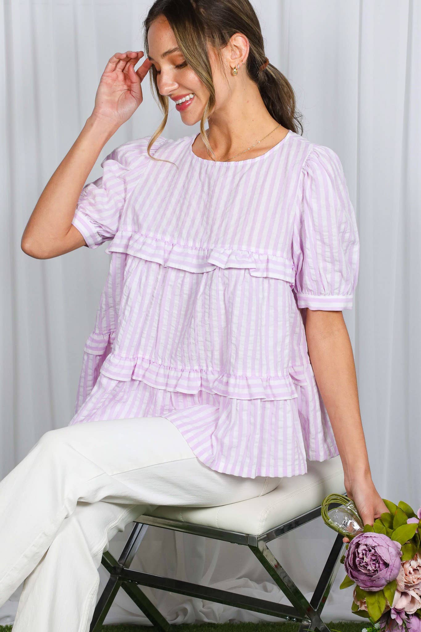 Laurel Baby Doll Blouse