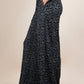 Leopard Print Wide Leg Pleated Pants