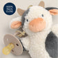 Bitzy Pal Natural Rubber Pacifier & Plush