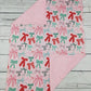 Baby Girl Bow Printed Pink Blanket