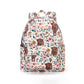 Highland Cow Floral Kids Girls Backpack