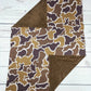Baby Brown Camouflauge Print Blanket
