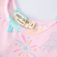 Pink Theme Park Print Girls Twirl Dress