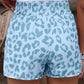 Leopard High Waist Athletic Shorts