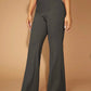 High Waist Straight Leg Pants Women's Work Trousers
