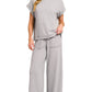 Cotton Slub Tee & Pants 2pc Set  Zenana