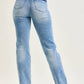 HW Tummy Control Contrast Wash Straight