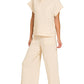 Cotton Slub Tee & Pants 2pc Set  Zenana
